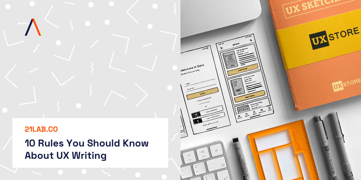 10 Rules You Should Know About UX Writing | ux writing
